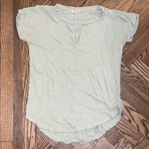 Madewell Turntable Split neck tee